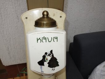 Porcelánový kafemlýnek na zeď, ROKOKO - 2