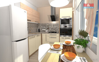 Pronájem bytu 3+1, 62 m², Most, ul. Lidická - 2