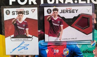 SportZoo kartičky Hložek, Krejčí, limity, podpisy , jersey - 2