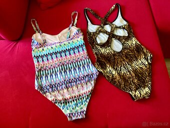 Dámské jednodílné plavky, vel.38-40 / 2 kusy /. - 2