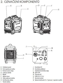 Fieldmann FZI 4012-BI invertorový benzínový generátor 500077 - 2