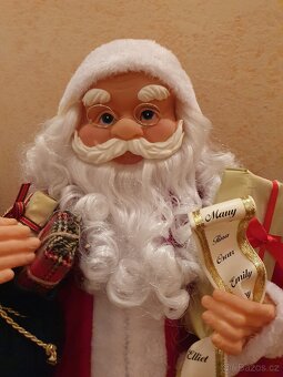 Dekorace - Vánoční Santa Klaus - 2