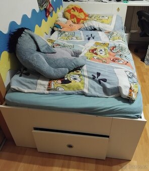 Prodám 2 bílé postele 100 × 200 - 2