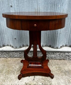 biedermeier lýrový stôl / stolík - 2
