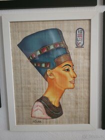 Papyrus Egypt zarámované - 2