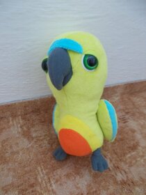 Plyšový papoušek - 25 cm - 2
