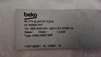 Indukcni varná deska Beko - 2