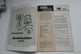 Časopis Automobil 1964 číslo 12 - 2