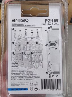 Autožárovky aroso P21W 12V 21W 2ks - 2