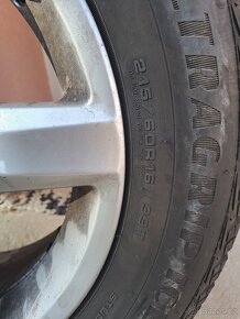 Sada alu kol na VW 6,5Jx16H2 ET42 se zimními pneumatikami - 2