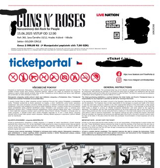 GUNS N ROSES -15.6.2025 Hradec Kralove - 2
