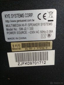 PC reproduktory Genius SW-J2.1 330 - 2