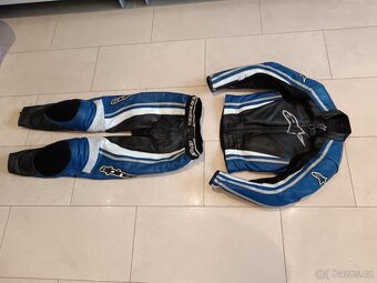 Alpinestars Octane-Dámská(Dětská) kožená moto kombinéza - 2