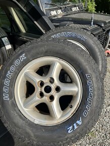 Allterrain pneu Hankook 255/65R16 s alu disky LR - 2
