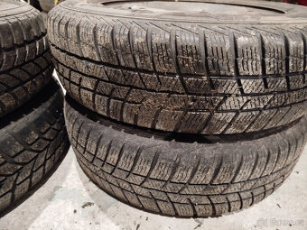 Plechové disky 5x100 r14 zimní pneu - 2