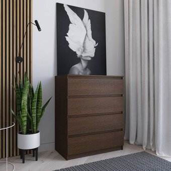 Nábytek do ložnice, Komody do předsíně, Světlá velká komoda - 2