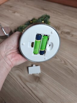 Adventní vánoční výzdoba hvezda s LED - 2