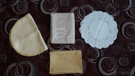 Ubrus 2ks, krajkové dečky 3ks, oválné prostírání 3ks - 2