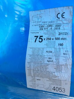 Porfix tvárnice 75mm - 2