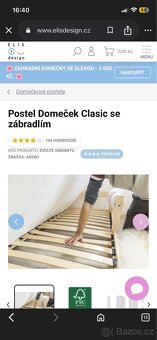 Dětská postel - domeček zn.ELIS DESIGN - 2
