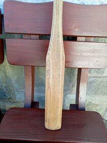 Dlouhá dřevěná vařečka do kotle délka 107 cm, šířka 7 cm - 2
