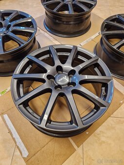 Prodám alu disky Rial Milano 7x17 5x108 ET47 titan - 2