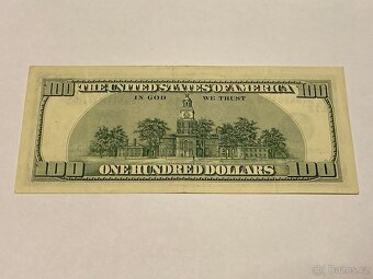 USA - Bankovka 100 Dollars 1996 - Serie AL - 2