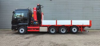 MAN TGS 35.480-8x4–Tridem–Valník+HR-HMF 4020 K-5+JIP FJ1000 - 2