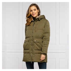 Tommy Hilfiger bunda Tommy Jeans Long Puffer Coat zelená - P - 2