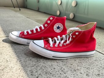 Converse CHUCK TAYLOR ALL STAR HI - Vysoké tenisky Red 41.5 - 2