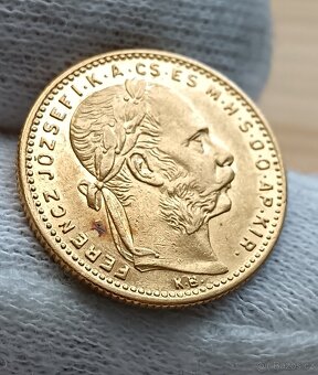 8 Zlatník 1889 KB - František Josef I.. - 2