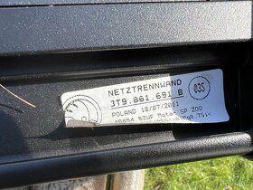Škoda Superb dělící síť - 2