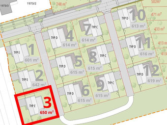 Prodej stavebního pozemku 650 m2, Velká Bystřice - 2