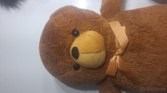 Velký hnědý plyšový medvěd 100 cm Malatec - 2