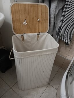 Prádelní koš bambus - 2