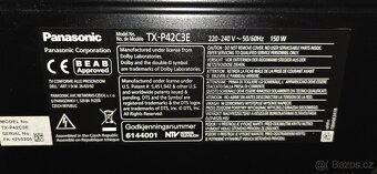 Tv Panasonic TX-P42C3E včetně tv stolku Ikea - 2