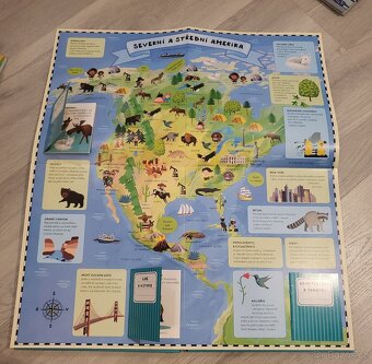 Atlas světa pro děti - rozkládací, Albatros - 2