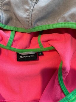 Softschelová bunda Alpine Pro velikost 128-134 - 2