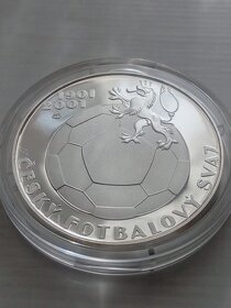 Pamětní mince 200Kč 2001 Fotbal proof - 2
