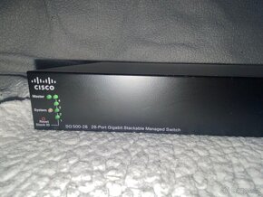 SG500-28-Cisco Small Business 500 Switch, stohovatelný - 2