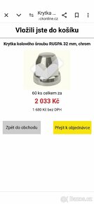 Kryty šroubů pro nákladní vozidla 32 - 2