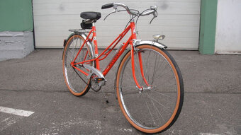 Peugeot, 1976, nádherné dámské kolo, oranžová barva - 2