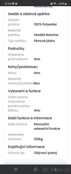 Relaxační křeslo - 2