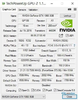 Nvidia GTX 1060 3GB Inno - 2