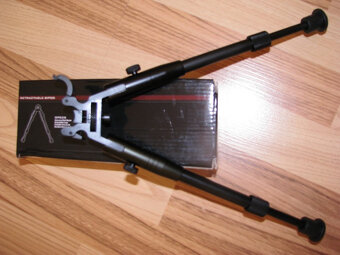 Bipod Dvojnožka na HLAVEŇ max.20mm výška 22 - 26cm Telescop - 2