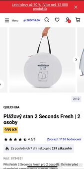 Plážový stan - 2