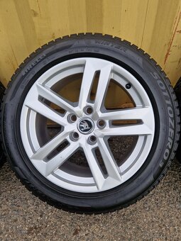 kola A4 audi 5x112 r17 disky alu 225 50 17 rafky zimní et42 - 2