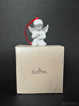 Rosenthal Soška, dekorace Anděl s květinou 5.5 cm - 2