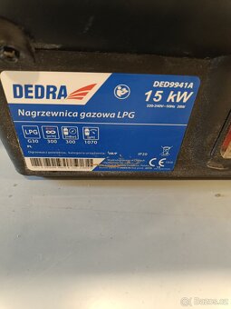 Plynové topidlo DEDRA - 2