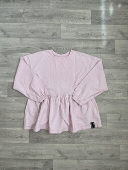 LITTLE PEOPLE | oversized volánová mikina mikinošaty - 2